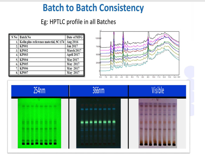 Figure 4: Assessment of consistency in the SBPs in each batch. 