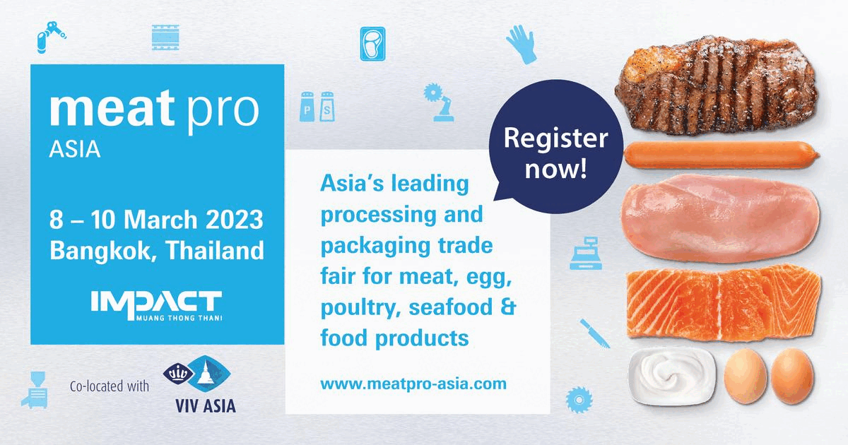 Meat Pro Asia 2023: Exhibitors to showcase solutions that counter rising meat prices