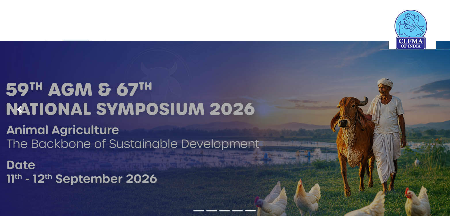 CLFMA of India : 59th AGM & 67th National Symposium on Advancing Sustainable Animal Agriculture